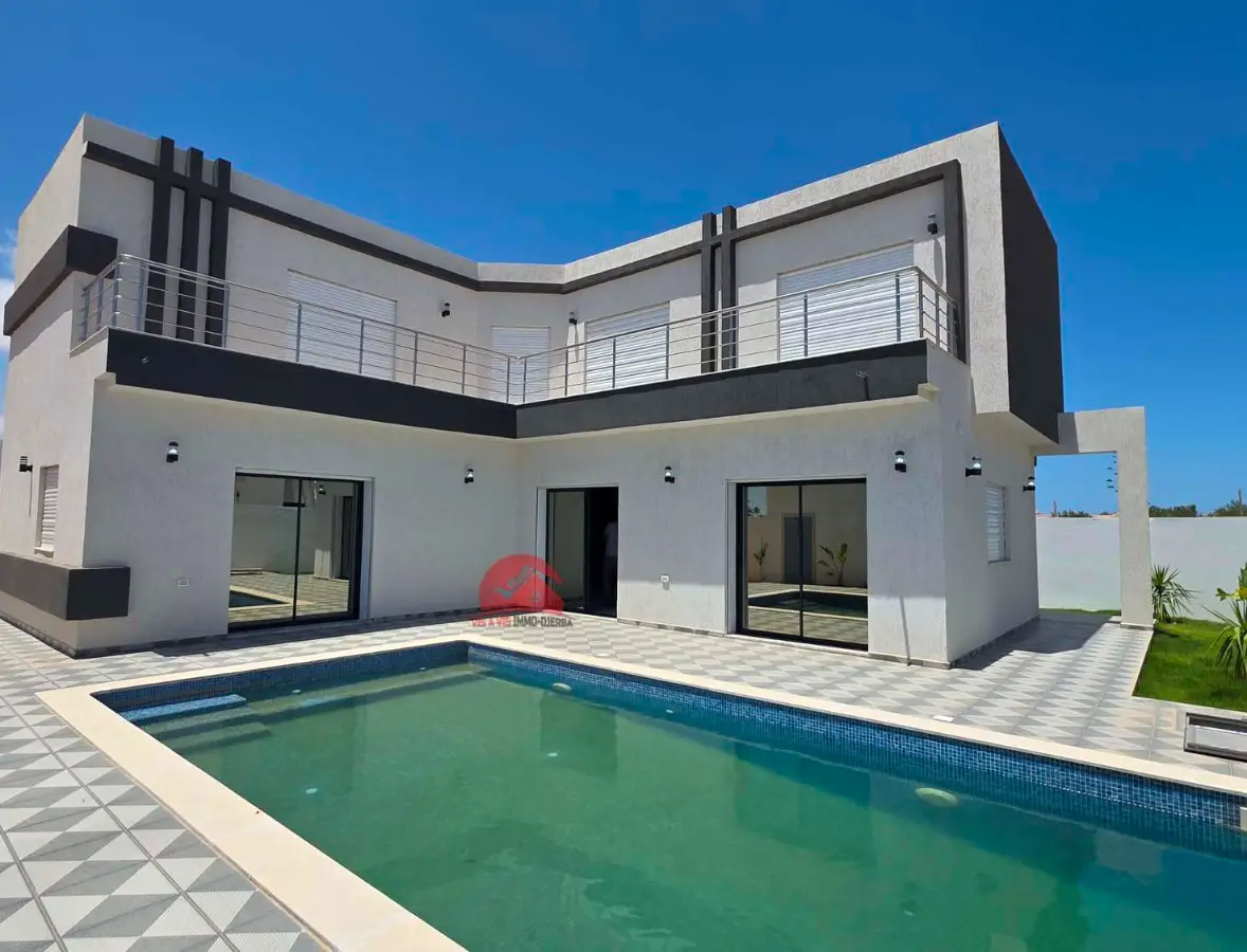 Villa neuve avec piscine - Titre bleu - TEZDAINE DJERBA ZA  V 714 - Photo 1