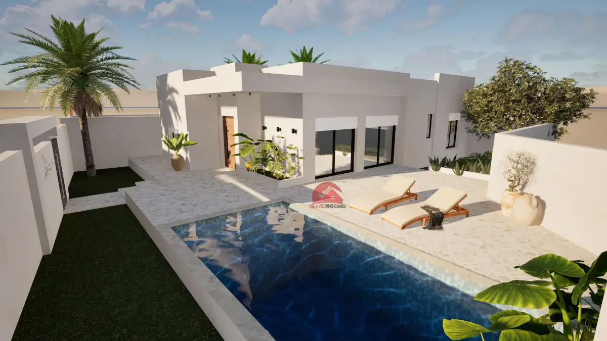 Projet de villa clé en main à Houmt souk Djerba ZU  P 742 - Photo 1