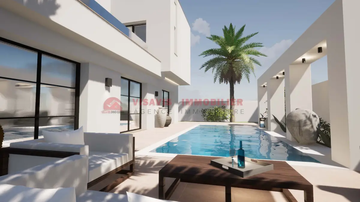 Construire une villa avec piscine à Djerba en Tunisie ZU  P 695 - Photo 5