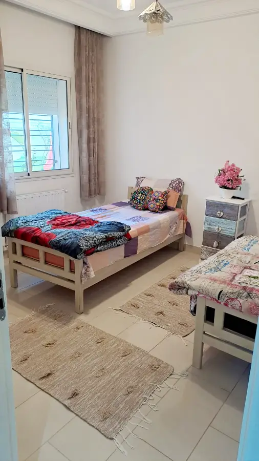 APT S4 meublé Neuf Cité Palmeraies l'aouina à l'année  - Photo 11