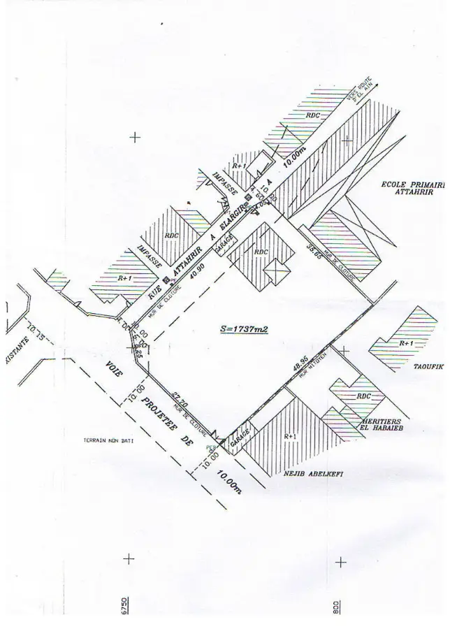 Terrain de 1430 m² Route EL AIN km 2-SFAX - Photo 6